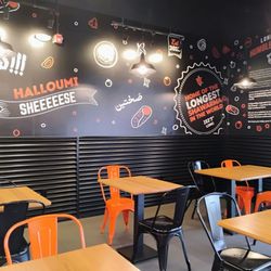 Inside the restaurant