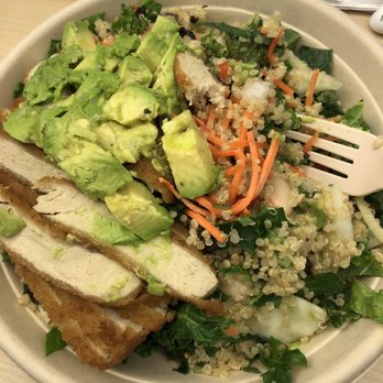 Veggie Grill by Next Level - Quinoa Bowl with added Crispy Chicken, very yummy! Full of flavor! - Vegan Near Me - Carlsbad, California Veggie Grill by Next Level - Quinoa Bowl with added Crispy Chicken, very yummy! Full of flavor! - Vegan Near Me - Carlsbad, California