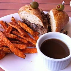 The Boathouse Restaurant - Slow Roasted AAA Prime Rib Beef Dip