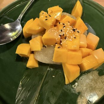 Chiang Rai - Mango with Sweet Sticky Rice - Thai Near Me - Long Beach, California Chiang Rai - Mango with Sweet Sticky Rice - Thai Near Me - Long Beach, California