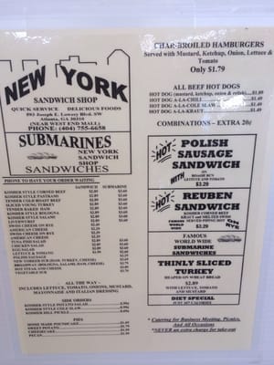 New York Sandwich Shop by null