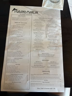 Menu photo 3 The Grand Marlin Gulf Breeze, FL Menu photo 3 The Grand Marlin Gulf Breeze, FL