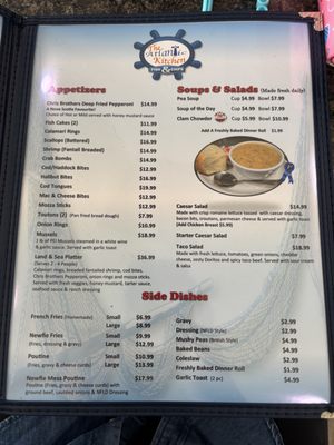 Menu photo 1 The Atlantic Kitchen St. Albert, AB Menu photo 1 The Atlantic Kitchen St. Albert, AB
