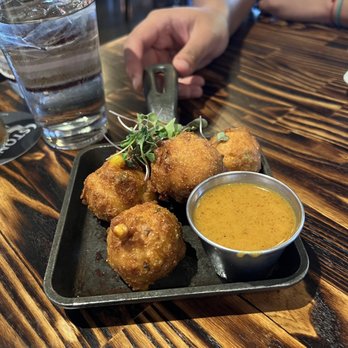 Bosscat Kitchen & Libations - PULLED PORK HUSH PUPPIES - New American Near Me - Irvine, California
