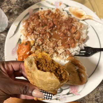 La Aurora Dominican Restaurant - Full meal altogether. Rice with Chicken & Beef Empanadas - Dominican Near Me - Jamaica, New York La Aurora Dominican Restaurant - Full meal altogether. Rice with Chicken & Beef Empanadas - Dominican Near Me - Jamaica, New York