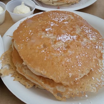 Aiea Pancake House - Yayy for extra pancakes! Mahalo ladies! - Breakfast & Brunch Near Me - Aiea, Hawaii