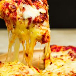 Marty Byrde's - Indulge in our generous large pizza, piled high with extra gooey cheese that melts over a savory medley of toppings.
