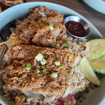 Khao Hom - Fried Chicken Over Fried Rice - Thai Near Me - Hayward, California