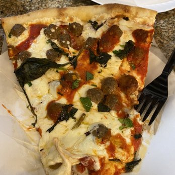 Pizza Time - Slice of meatball parmigiana - Pizza Near Me - St. Augustine, Florida