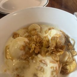 Cereal and ice cream Cereal and ice cream
