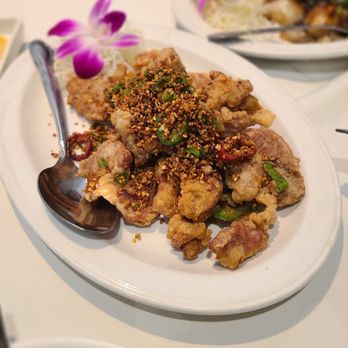 Mama Lu's Dumpling House - Lunch Special Pork Chop with Spicy Salt - Dim Sum Near Me - Beverly Hills, California Mama Lu's Dumpling House - Lunch Special Pork Chop with Spicy Salt - Dim Sum Near Me - Beverly Hills, California