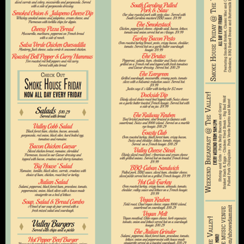 The Valley - Menu - Dive Bars Near Me - Tacoma, Washington