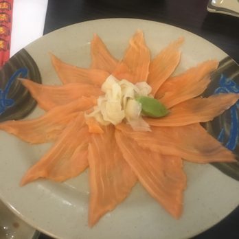 Sushi Tequila - Salmon sashimi. Super thin. Not cold enough. And sadly not what I call sushi grade. - Teppanyaki Near Me - Cancún, ROO Sushi Tequila - Salmon sashimi. Super thin. Not cold enough. And sadly not what I call sushi grade. - Teppanyaki Near Me - Cancún, ROO