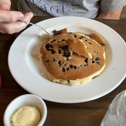 Blueberry pancakes