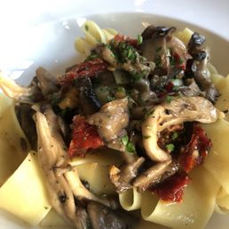 Wild mushroom pasta with truffle oil! It was absolutely so delicious ! Wild mushroom pasta with truffle oil! It was absolutely so delicious !
