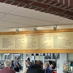 Menu of flavors