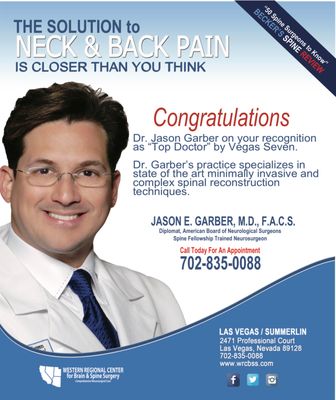 Western Regional Center For Brain Spine Surgery 2471 Professional Ct Las Vegas Nv Doctors Mapquest