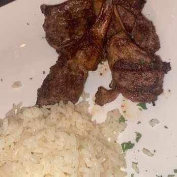 Condal Tapas Restaurant - Lamb chops and rice and beans - Tapas Bars Near Me - San Juan, Puerto Rico