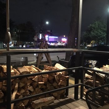 Brookstreet Bar-B-Que - Perfect patio. That's Niko Niko's, across the street. - Barbeque Near Me - Houston, Texas