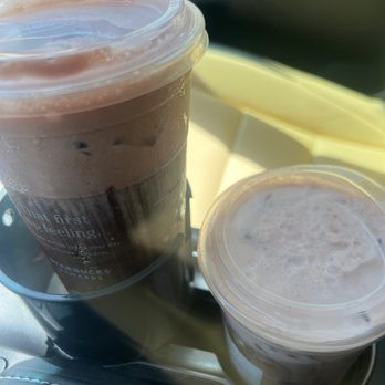 Starbucks - Thank you Starbucks for my yummy chocolate cold foam. Extra foam mixed with strawberry purée. So good! - Coffee & Tea Near Me - Honolulu, Hawaii