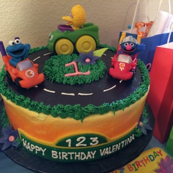 Sugarlips Cakery - Custom Sesame Street cake with my daughters toys. I gave them "creative freedom" to create a cake that wouldn't be so girlie! - Bakeries Near Me - Mesa, Arizona Sugarlips Cakery - Custom Sesame Street cake with my daughters toys. I gave them "creative freedom" to create a cake that wouldn't be so girlie! - Bakeries Near Me - Mesa, Arizona