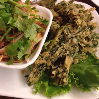 SriPraPhai Thai Restaurant - Crispy watercress salad - Thai Near Me - Woodside, New York