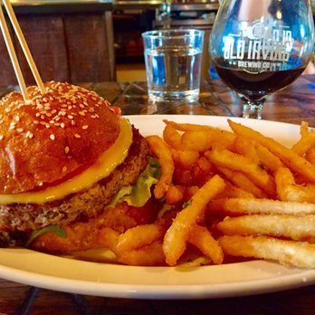 Old Irving Brewing - Impossible vegan burger - Breweries Near Me - Chicago, Illinois Old Irving Brewing - Impossible vegan burger - Breweries Near Me - Chicago, Illinois
