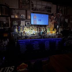 Freds Den - The back bar