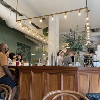 Tatte Bakery & Cafe | Beacon St - customers sitting at the counter - Bakeries Near Me - Brookline, Massachusetts