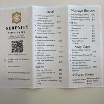 Serenity Retreat and Spa - Spa address and phone number, and the prices - Day Spas Near Me - Vista, California Serenity Retreat and Spa - Spa address and phone number, and the prices - Day Spas Near Me - Vista, California