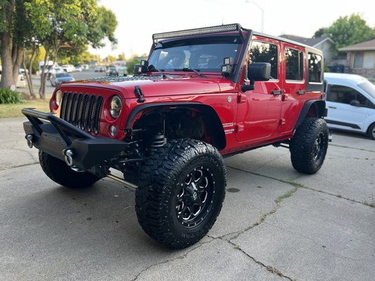 Jeep Wrangler - Check out some of the work we did for this Jeep! Jeep Wrangler - Check out some of the work we did for this Jeep!