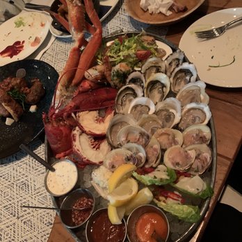 The Chase - The big seafood platter.  They don't have the tower anymore.  It's enough for 2 as entree. Loved it! - Seafood Near Me - Toronto, Ontario