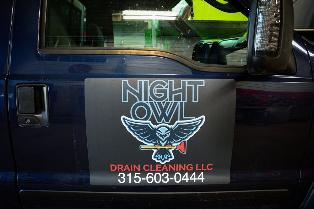 Slide of Night Owl Drain Cleaning