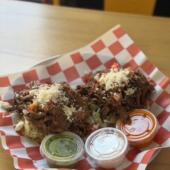 Uncle John's BBQ Stand - Brisket tostadas - Food Trucks Near Me - Wilmington, Delaware