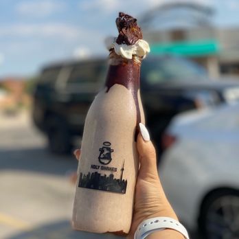 Holy Shakes - Chocolate brownie with Ferraro blended - Desserts Near Me - Brampton, Ontario