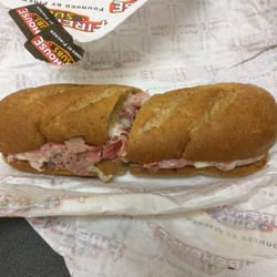 Firehouse Subs - NY Steamer Sub: Beef Brisket, Pastrami, Provolone, Mustard, Mayo & Italian Dressing...