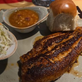 Pappas Delta Blues Smokehouse - Blackened catfish, slaw and beans! - Smokehouse Near Me - Webster, Texas Pappas Delta Blues Smokehouse - Blackened catfish, slaw and beans! - Smokehouse Near Me - Webster, Texas