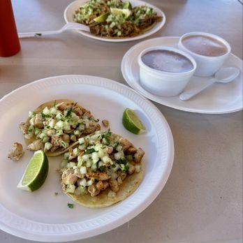 Katrina Tacos - Chicken tacos, beans and rice - Mexican Near Me - Phoenix, Arizona