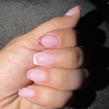Blue Ocean Nails Spa - French tip with cat eye tip. - Nail Salons Near Me - San Diego, California