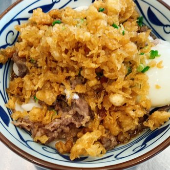 Marugame Udon - Nikutama udon with soft boiled egg and tempura flakes - Japanese Near Me - Berkeley, California Marugame Udon - Nikutama udon with soft boiled egg and tempura flakes - Japanese Near Me - Berkeley, California