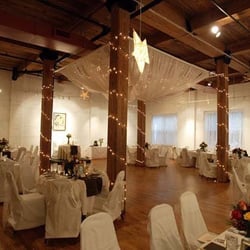 Mulberry Art Studios - The "Mulberry Room" set up for a wedding reception.