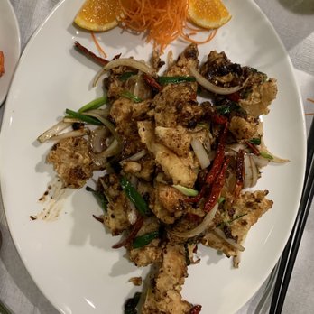 Tim Thai Restaurant - spicy (not spicy for me) Fish fillets with black bean - Thai Near Me - Westminster, Maryland