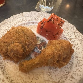 Chick N' Sours - Fried chicken and pickled watermelon salad - Chicken Shop Near Me - London, XGL Chick N' Sours - Fried chicken and pickled watermelon salad - Chicken Shop Near Me - London, XGL