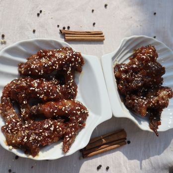 TheVines Kitchen - Honey garlic wings - Caterers Near Me TheVines Kitchen - Honey garlic wings - Caterers Near Me