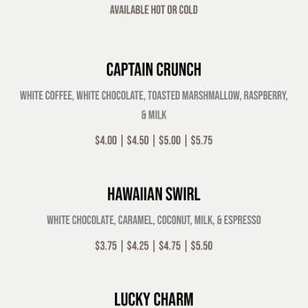 Carter’s Coffee Bar - Hawaiian swirl scription - Coffee & Tea Near Me - Quincy, Illinois