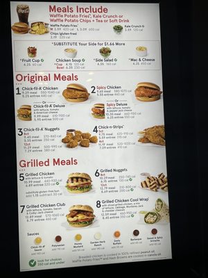 Menu photo 1 Chick-fil-A Northridge, CA