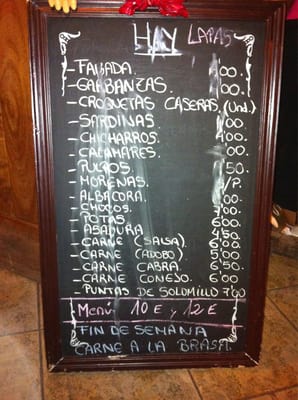 Menu photo 2 Bodegon Las Cucharitas Garachico, TF