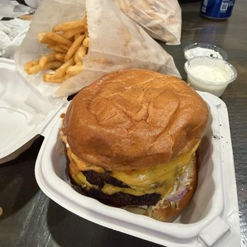 Hungry Hut - Double American + Jumbo Fries - Burgers Near Me - Shaver Lake, California Hungry Hut - Double American + Jumbo Fries - Burgers Near Me - Shaver Lake, California