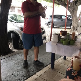 Vallarta Eats - Manny explaining how delicious the shrimp quesadilla is! - Food Tours Near Me - Puerto Vallarta, JAL