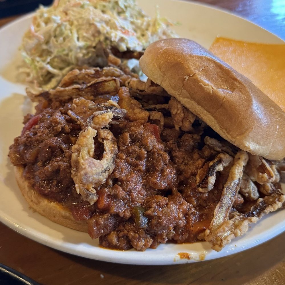 Crockett's Public House - Sloppy Joe plate... perfectly seasoned Sloppy Joe. - American Near Me - Puyallup, Washington